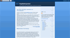 Desktop Screenshot of kapitalist-javisst.blogspot.com