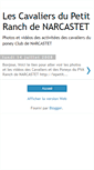 Mobile Screenshot of lescavaliersdupetitranch.blogspot.com