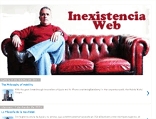 Tablet Screenshot of inexistenciaweb.blogspot.com