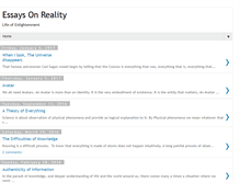 Tablet Screenshot of essays-on-reality.blogspot.com