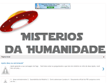 Tablet Screenshot of misteriosdahumanidadentrem.blogspot.com