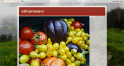 Desktop Screenshot of eatinginseason.blogspot.com