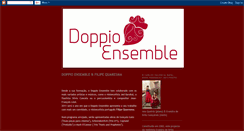 Desktop Screenshot of doppioensemble.blogspot.com
