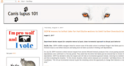 Desktop Screenshot of canislupus101.blogspot.com