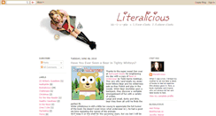 Desktop Screenshot of literalicious.blogspot.com