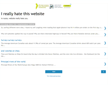 Tablet Screenshot of ireallyhatethiswebsite.blogspot.com