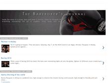 Tablet Screenshot of bareboxersjournal.blogspot.com