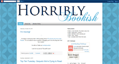 Desktop Screenshot of horriblybookish.blogspot.com