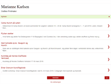 Tablet Screenshot of mariannekarlsen.blogspot.com