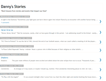 Tablet Screenshot of dannysstories.blogspot.com