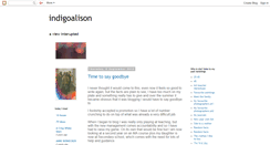 Desktop Screenshot of indigoalison.blogspot.com