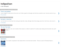 Tablet Screenshot of indigoalison.blogspot.com