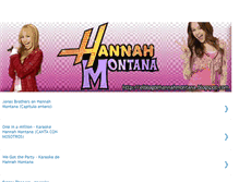 Tablet Screenshot of elblogdehannahmontana.blogspot.com