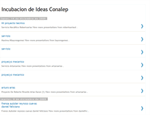 Tablet Screenshot of incubacionideasconalep.blogspot.com