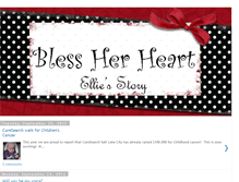 Tablet Screenshot of blesselliesheart.blogspot.com