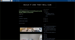 Desktop Screenshot of builditandtheywillcum.blogspot.com