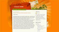 Desktop Screenshot of geoteknik2a.blogspot.com