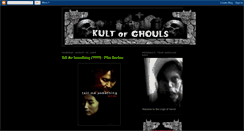 Desktop Screenshot of kult-of-ghouls.blogspot.com