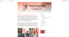 Desktop Screenshot of phaedrapaperie.blogspot.com