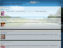 Tablet Screenshot of lenockaslittleworld.blogspot.com