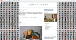 Desktop Screenshot of adeathmaskaday.blogspot.com