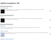 Tablet Screenshot of breaktime140.blogspot.com