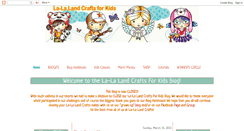 Desktop Screenshot of lalalandcrafts4kids.blogspot.com