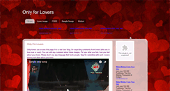 Desktop Screenshot of onlylovers.blogspot.com