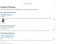 Tablet Screenshot of contentprincess.blogspot.com