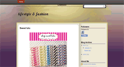 Desktop Screenshot of lifestyleandfashionblog.blogspot.com