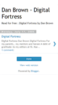 Mobile Screenshot of danbrown-digitalfortress.blogspot.com