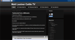 Desktop Screenshot of mattlautnercattletv.blogspot.com