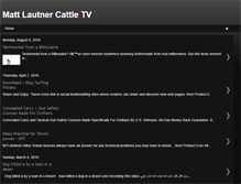 Tablet Screenshot of mattlautnercattletv.blogspot.com