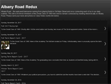 Tablet Screenshot of albanyroad.blogspot.com