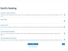 Tablet Screenshot of earthshealing.blogspot.com