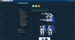 Desktop Screenshot of foundgundam.blogspot.com