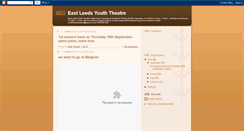 Desktop Screenshot of eastleedsyouththeatre.blogspot.com