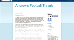 Desktop Screenshot of andrewfootballtravels.blogspot.com