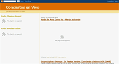 Desktop Screenshot of conciertosvivo.blogspot.com