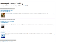 Tablet Screenshot of eneloopbattery.blogspot.com