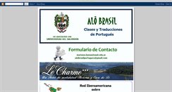 Desktop Screenshot of alobrasilportugues.blogspot.com