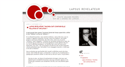 Desktop Screenshot of lapsus-revelateur.blogspot.com