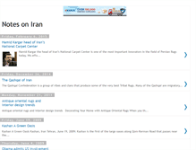 Tablet Screenshot of notes-on-iran.blogspot.com