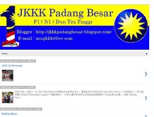 Tablet Screenshot of jkkkpadangbesar.blogspot.com