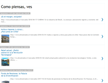 Tablet Screenshot of comopiensasves.blogspot.com