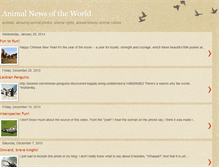 Tablet Screenshot of animalnewsoftheworld.blogspot.com
