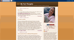 Desktop Screenshot of myyarnthoughts.blogspot.com