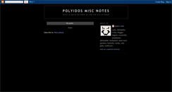 Desktop Screenshot of polyidos.blogspot.com