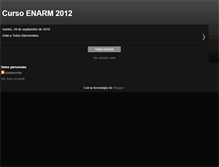 Tablet Screenshot of cursoenarm2012.blogspot.com