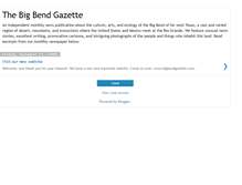 Tablet Screenshot of bigbendgazette.blogspot.com